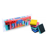 Arix Synthetic Sponge Scourer Set 10 Pieces-Multicolor