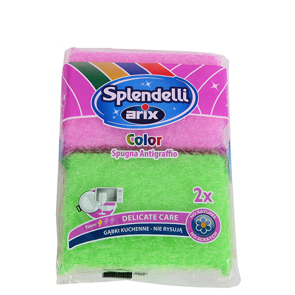 Synthetic Anti-Scratch Sponge - 2 PcsA synthetic sponge scourer that is anti-scratch.