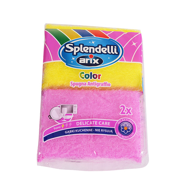 Synthetic Anti-Scratch Sponge - 2 PcsA synthetic sponge scourer that is anti-scratch.