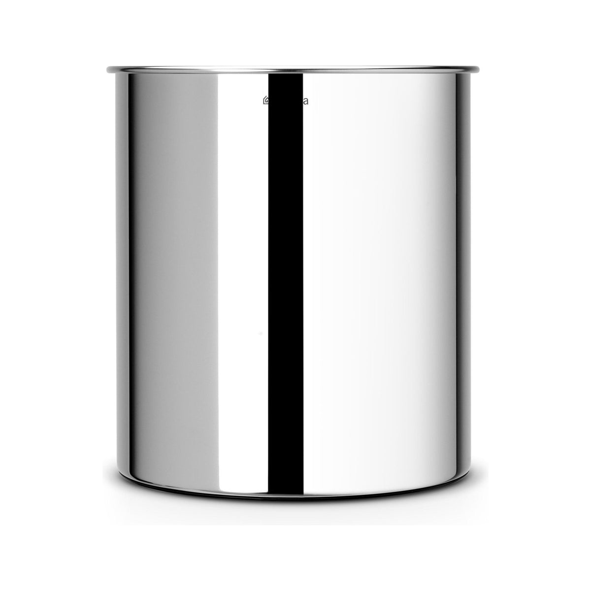 Waste Paper Bin, ChromeSize: 23.7 x 21.2 x 21.2 cm