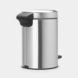 Pedal Bin, SilverCapacity: 3 liter