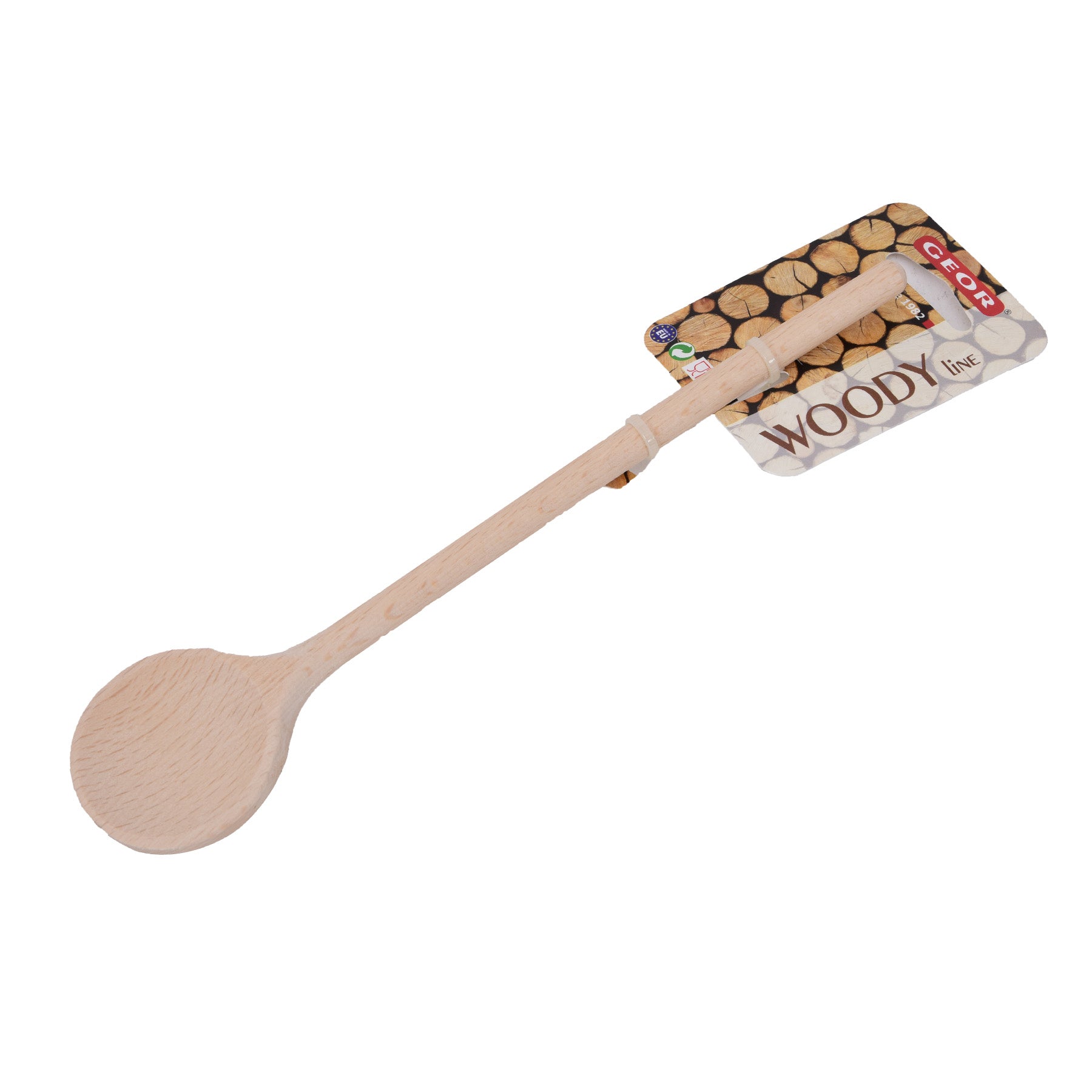 Wooden serving spoon, NaturalSize: 25 cm