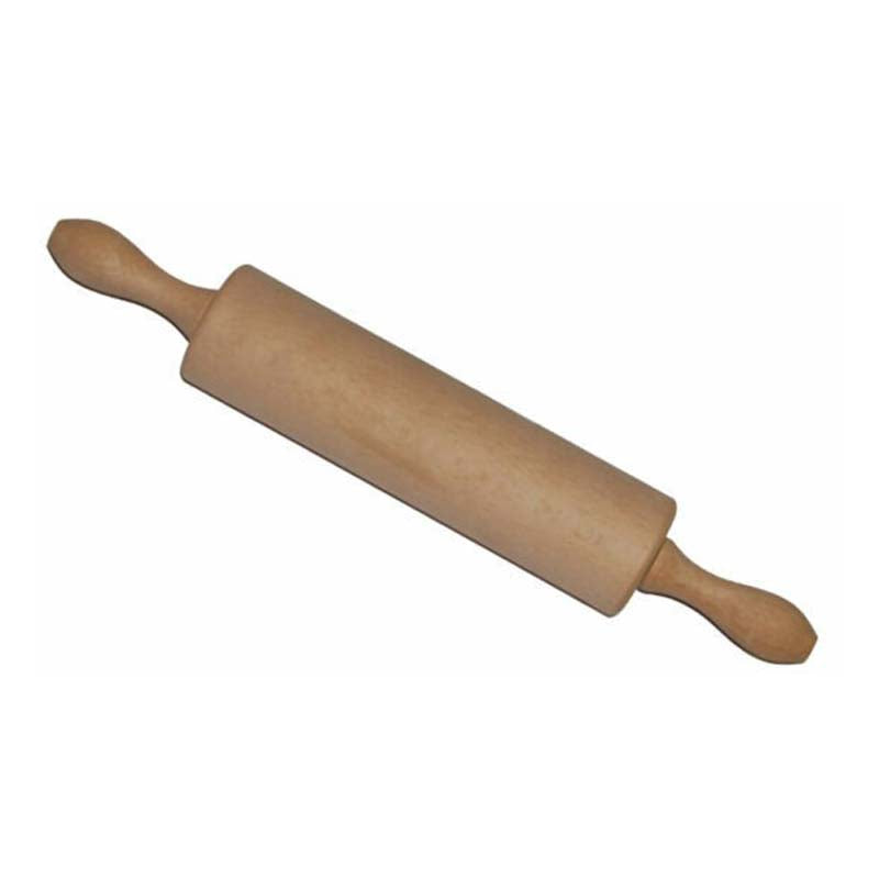 Rolling Pin With Rotating Handle - 55 Mm - Silver