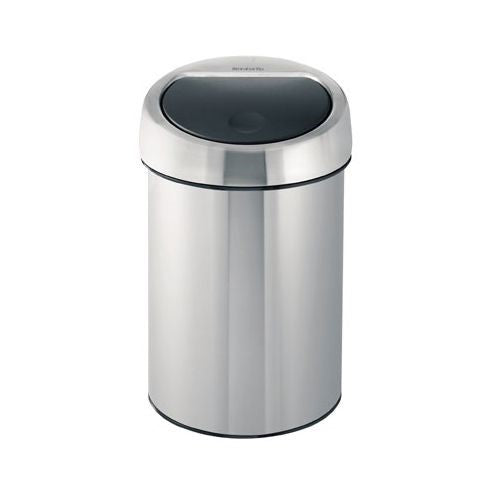 Touch Bin, Silver Capacity: 3 liters
