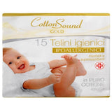 Cotton Sound Hygienic Cotton Sheet 40X80 25Pcs-White