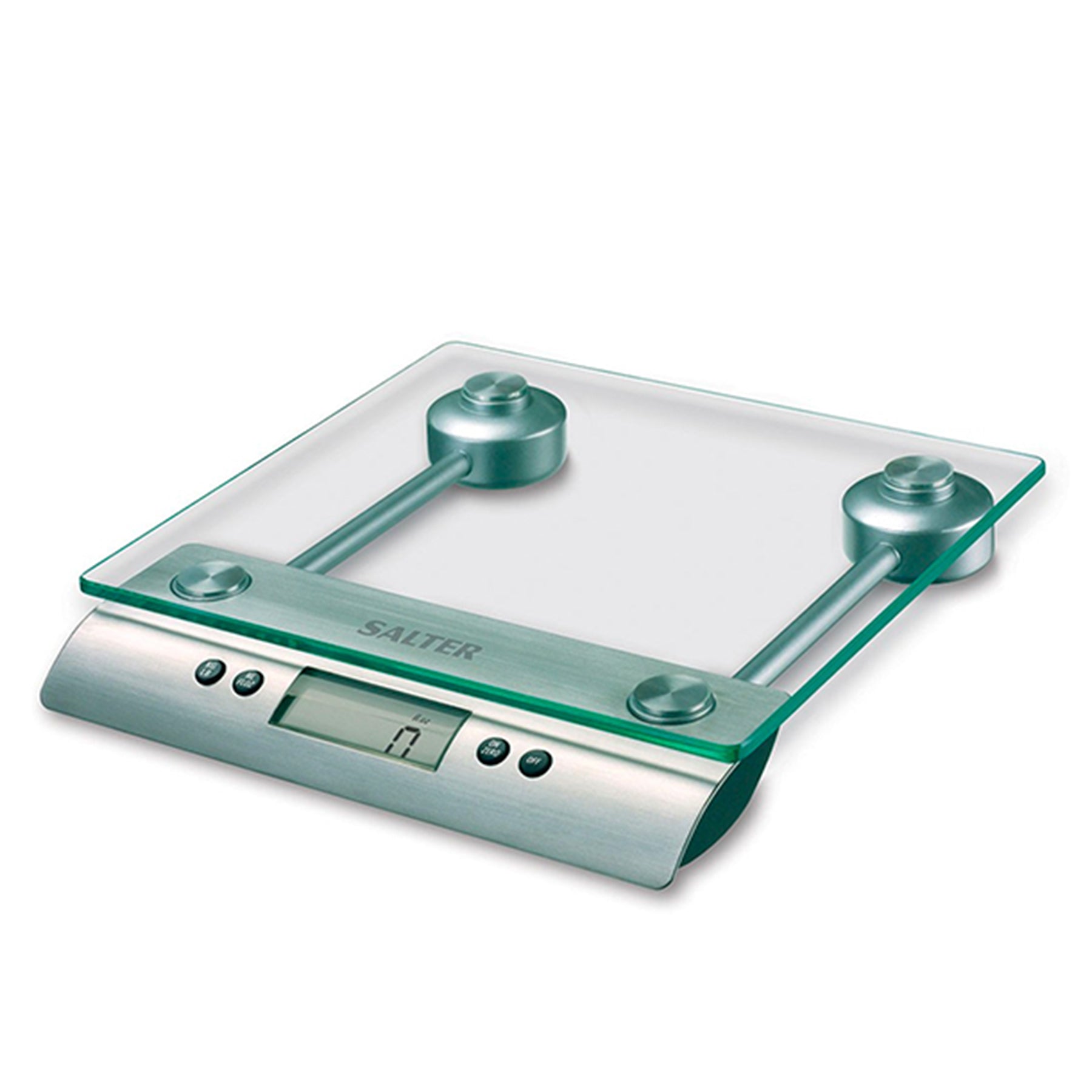 Electronic Glass Kitchen Scale - Silver ColorCan Holds 5 KG