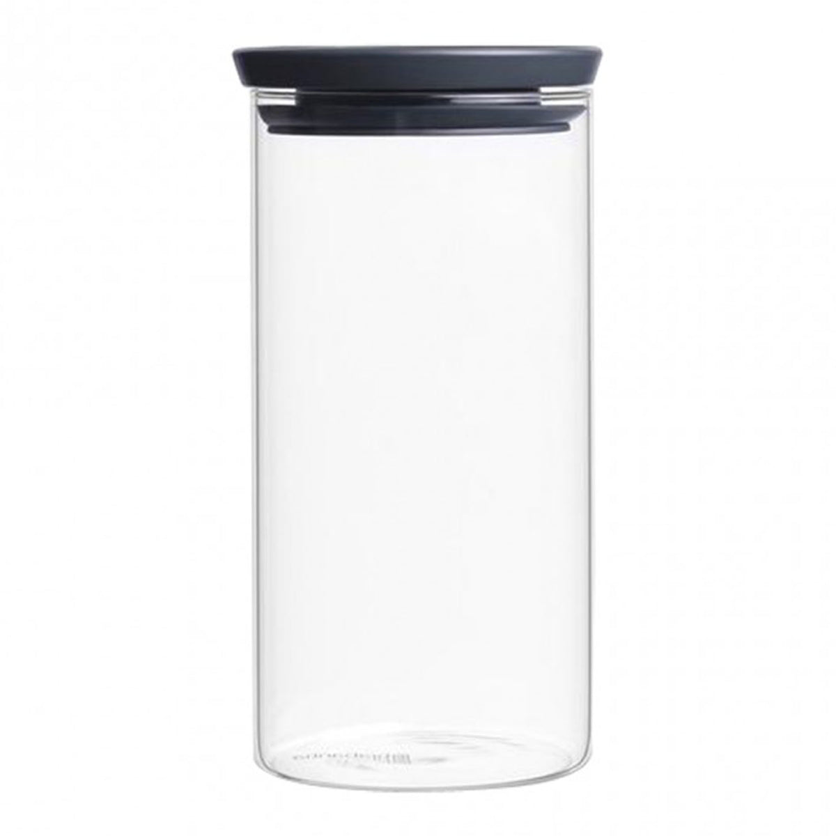 STACKABLE JAR , Glass - Dark GreyCapacity volume (ltr): 1.1 litres
 Diameter: 10.4 cm