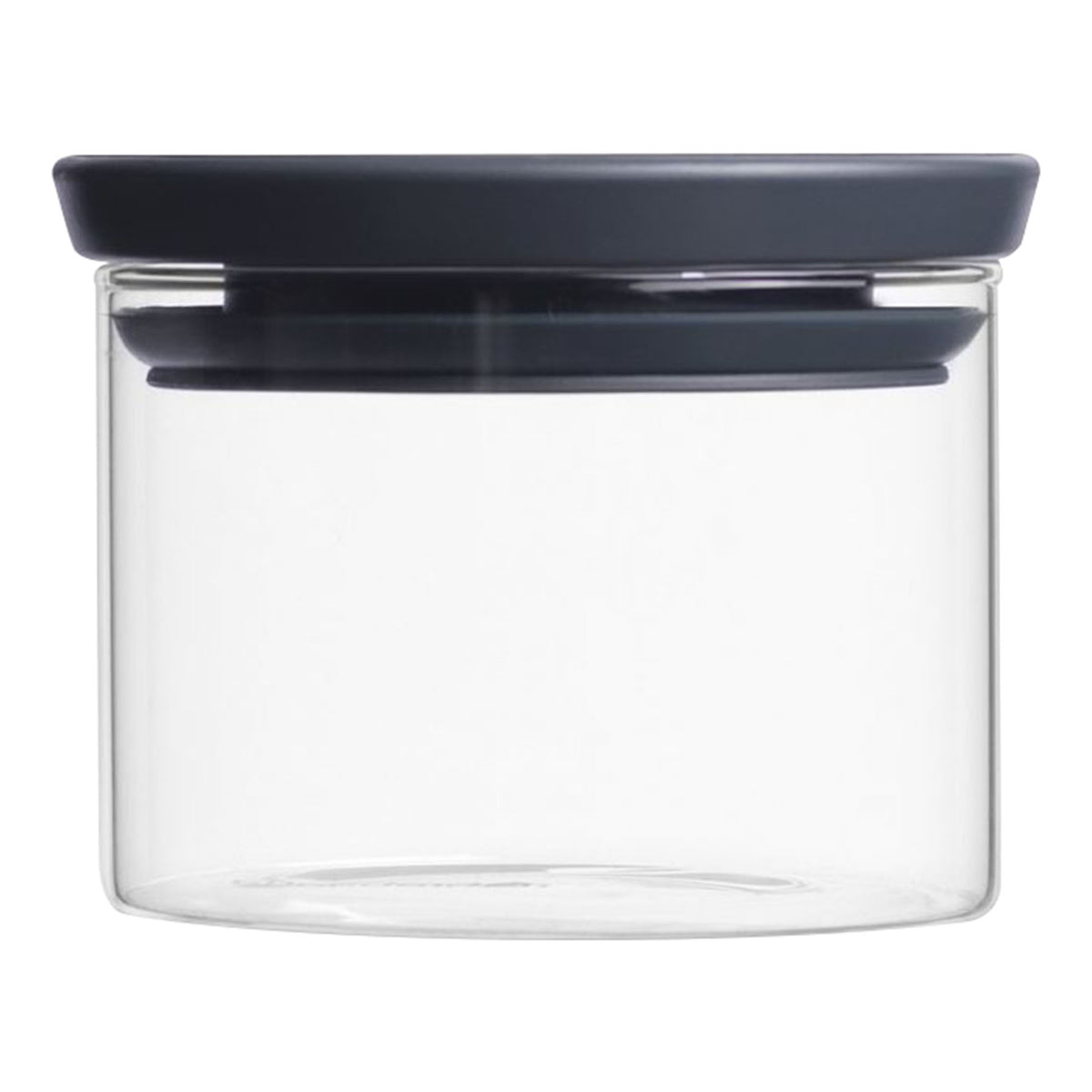 STACKABLE JAR , Glass - Dark GreyCapacity volume (ltr): 0.3 litres
 Diameter: 10.4 cm
