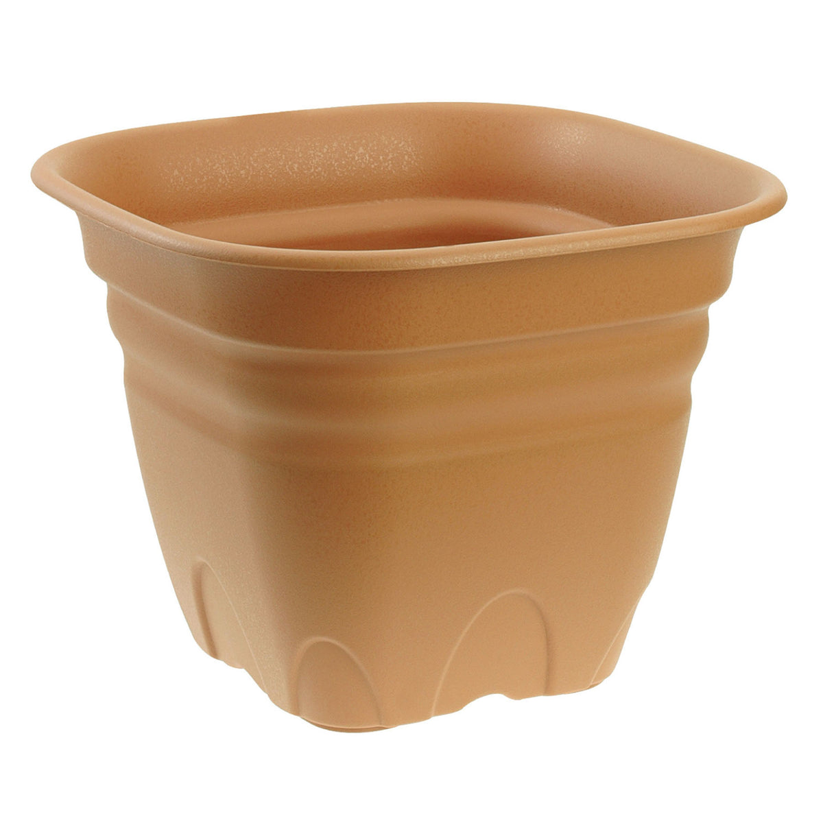 Square Tulip Pot - Brown ColorSize: 29.8x29.8x22.6 cm