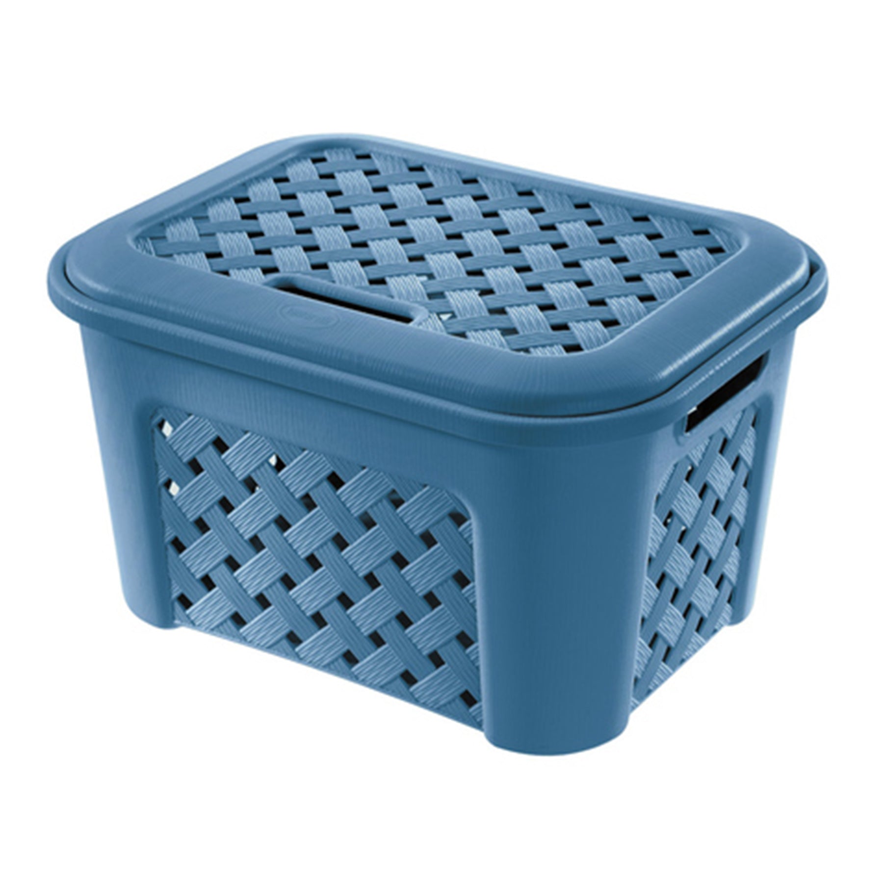 Laundry basket with lid Size: 43.5 x 33.5 x H26 cm