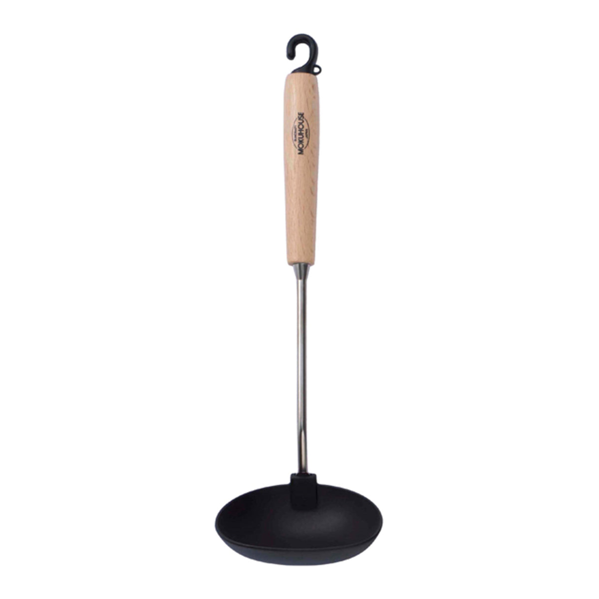 Soup ladle with handle, Silver Size: 24 cm.