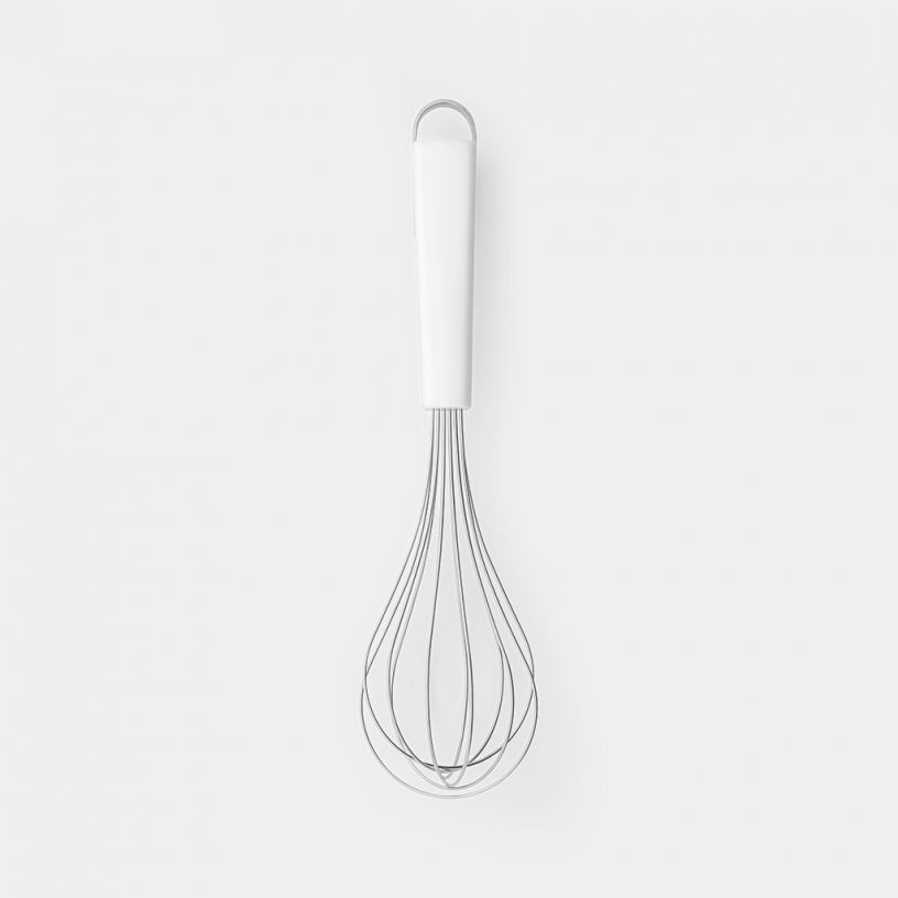Whisk small Height: 20.4 cm
 Length: 3.2 cm
 Width: 3.2 cm