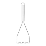 Potato masher Dimensions:
 Height: 26.2 cm
 Length: 5.0 cm
 Width: 8.3 cm