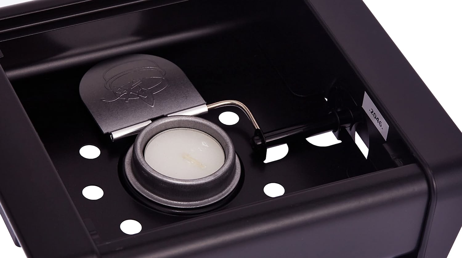 Food Warmer 1 Burner - Grey & White ColorSize: 21x18 cm