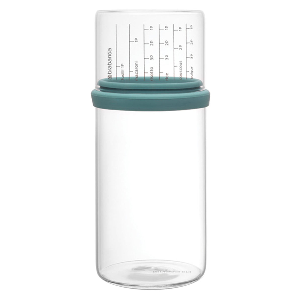 STORAGE JAR WITH MEASURING CUPDimensions:
 Capacity volume (ltr): 1 litres
 Diameter: 9.8 cm