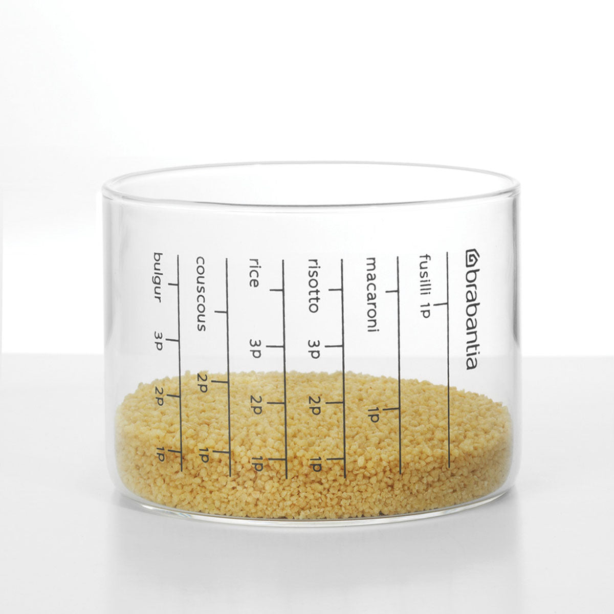 STORAGE JAR WITH MEASURING CUPDimensions:
 Capacity volume (ltr): 1 litres
 Diameter: 9.8 cm