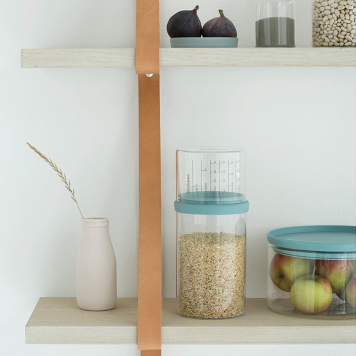 STORAGE JAR WITH MEASURING CUPDimensions:
 Capacity volume (ltr): 1 litres
 Diameter: 9.8 cm