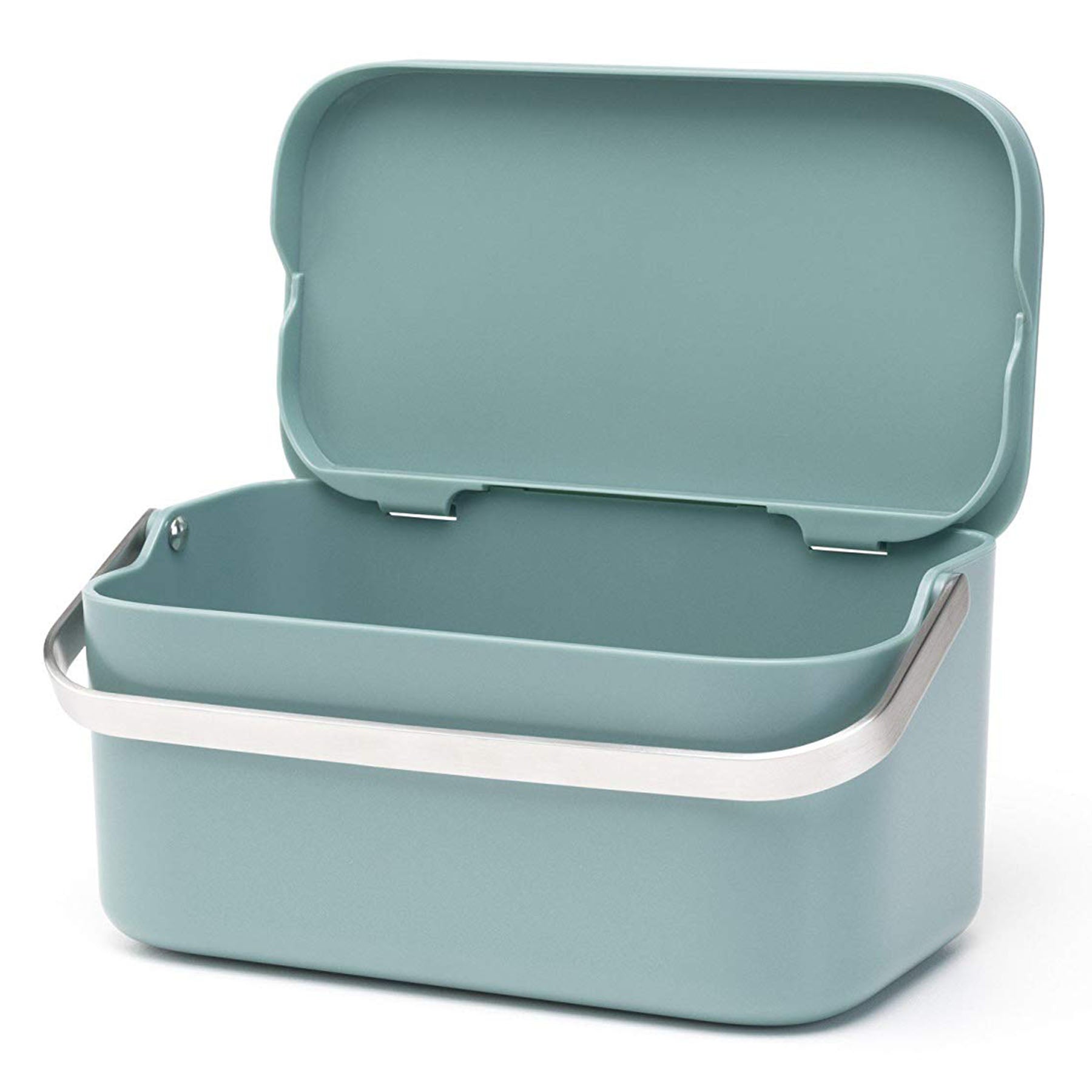 Food Waste Caddy Ã MintDimensions
 Height: 10.7 cm
 Length: 12.7 cm
 Width: 22.1 cm
 Capacity volume (ltr): 1.8 litres