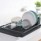 Foldable dish drying rack - Dark GreyDimensions
 140 mm x 490 mm x 385 mm