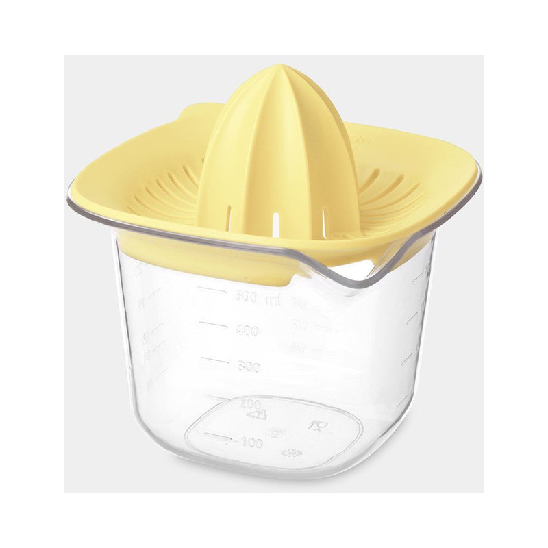 Brabantia Tasty Juceir + Measuring Jug 0.5L #122040-Clear-Yellow
