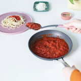 Serving Spoon, BurgundySize: 31.2 cm