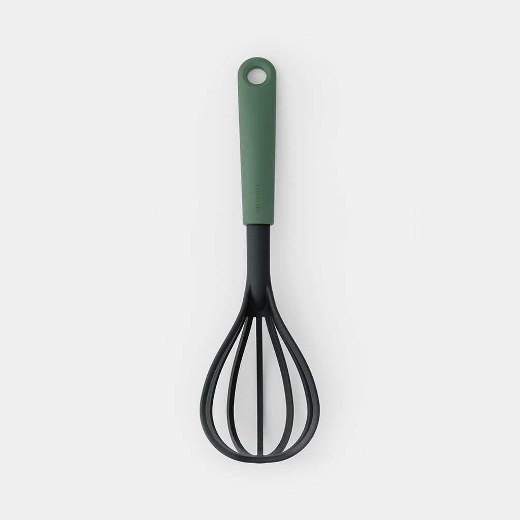 WHISK PLUS DRAINING SPOONDimensions:
 Height: 26.3 cm
 Length: 4.6 cm
 Width: 7.5 cm