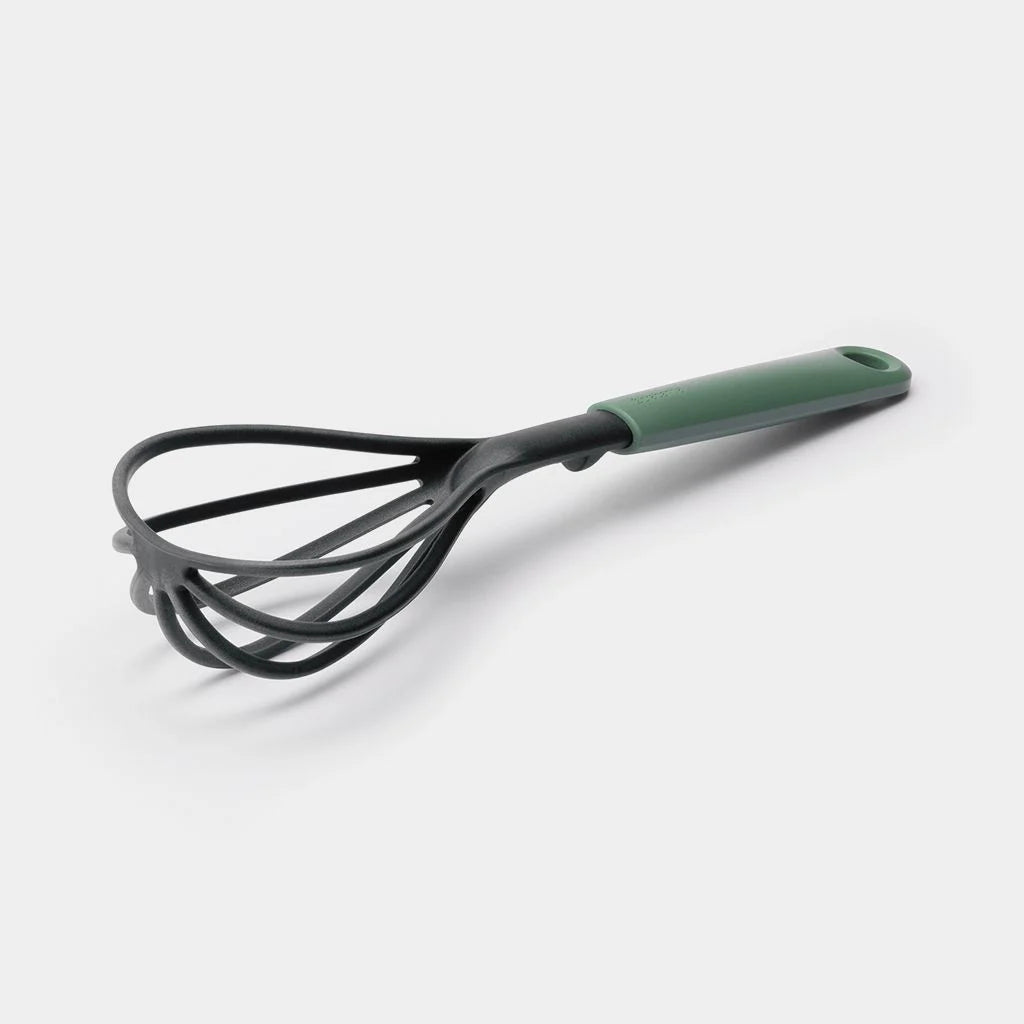 WHISK PLUS DRAINING SPOONDimensions:
 Height: 26.3 cm
 Length: 4.6 cm
 Width: 7.5 cm