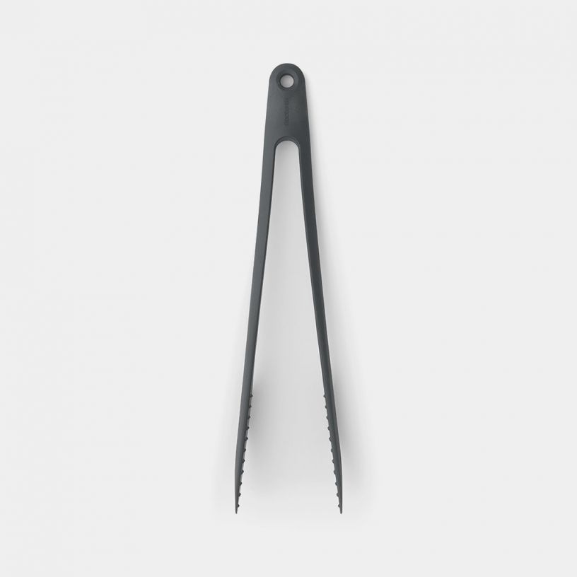 Kitchen tongs with tweezers, GreySize: 29.2 cm