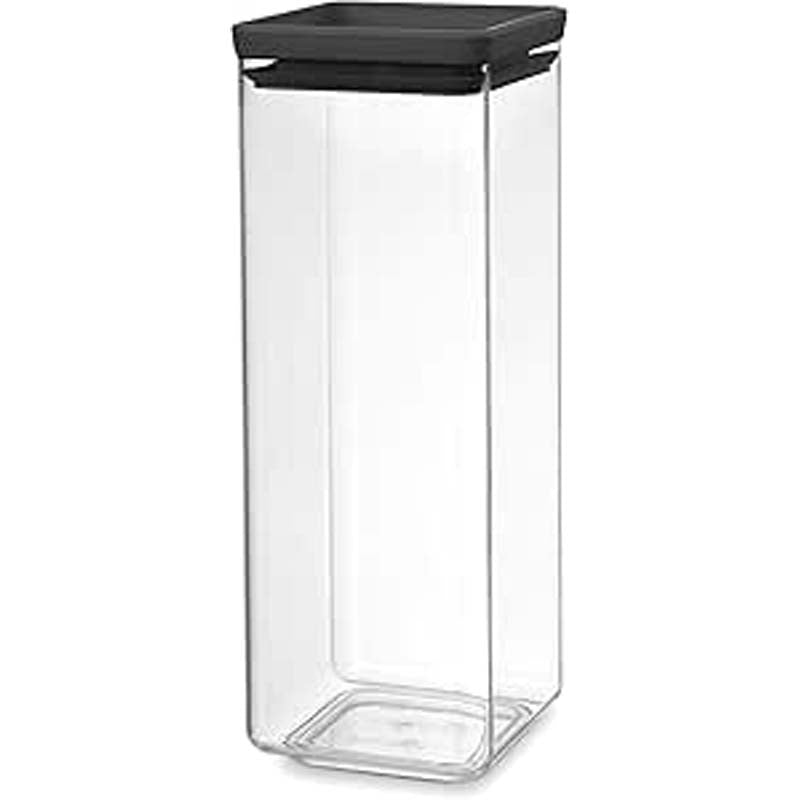 Tasty Square Storage Container, 2.5L - Dark Grey (122408)