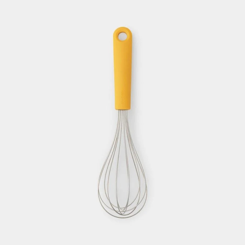WHISK Large - Honey YellowHeight: 25.5 cm
 Length: 6.6 cm
 Width: 6.6 cm