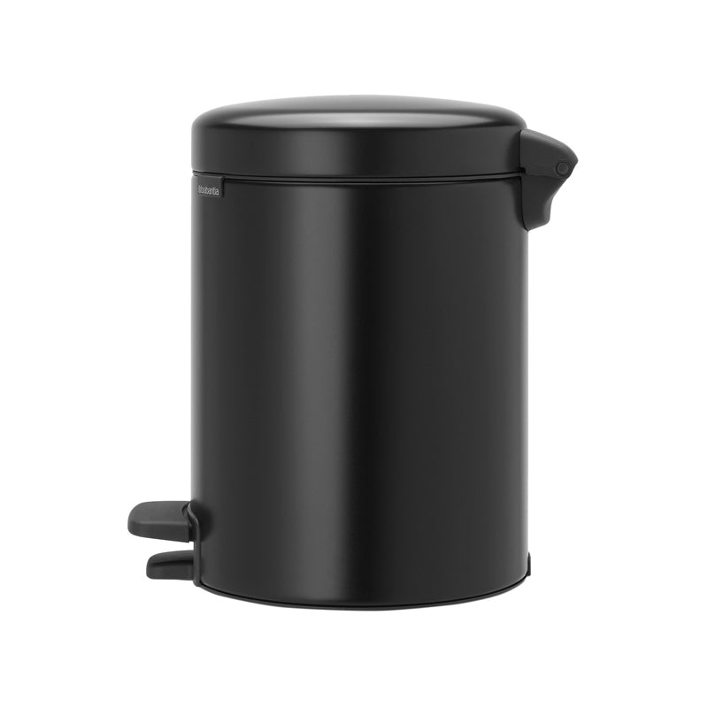 Brabantia Pedal Bin 5 Ltr Newicon - #112928- Black