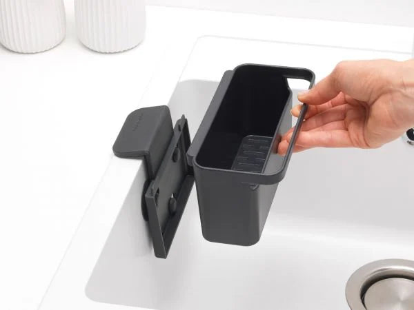 IN-SINK ORGANIZER - Dark GreyDimensions:
 Height: 10.6 cm
 Length: 17.1 cm
 Width: 12.7 cm