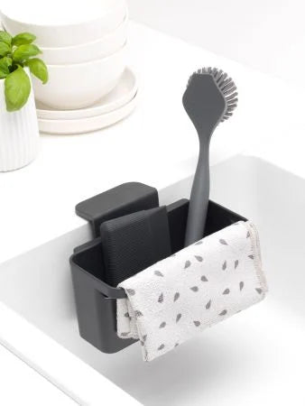 IN-SINK ORGANIZER - Dark GreyDimensions:
 Height: 10.6 cm
 Length: 17.1 cm
 Width: 12.7 cm