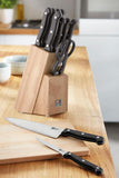 9 Pcs Knives Set in Wooden Block9 Pieces knife set with holder