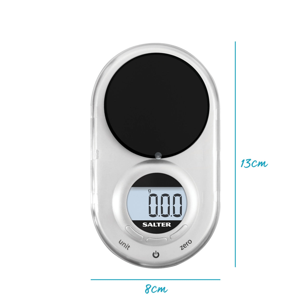 Precision electronic scale 8 x 25 x 132 cm