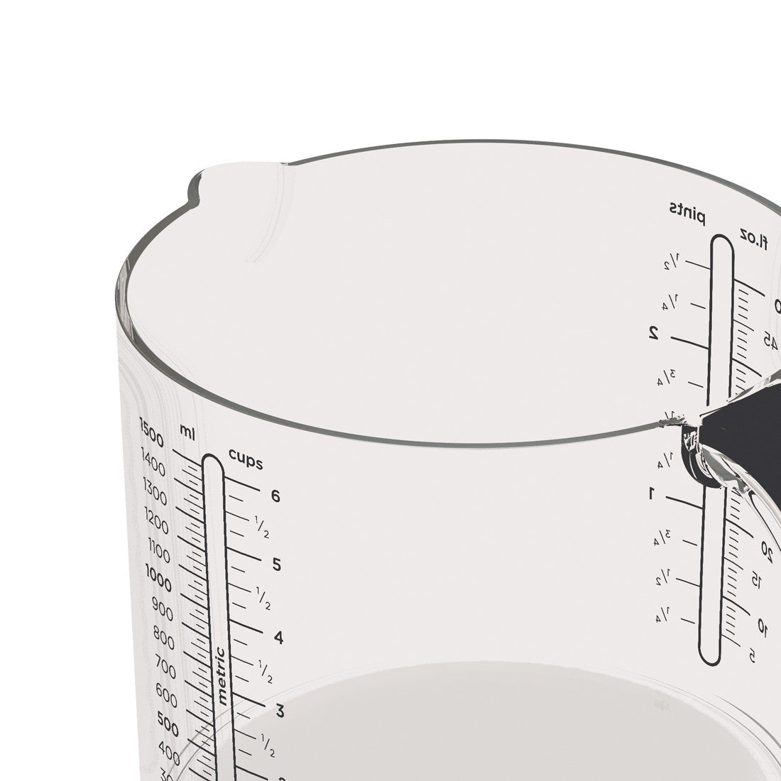 Add & Weigh Jug Kitchen Scale Ã BlackSize: 1.5 liters