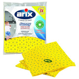 Arix Sunny Multipurpose Cloth 3Pcs With Antibacterial Treatm - Multicolor 