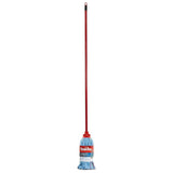 Tonkita Sunny Nonwoven Mop With Microperf Strips With Handle-Red