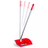 Dustpan with handle, RedA high quality Dustpan with handle