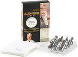 Massari Professional Pastry Icing SetThis pastry set includes both the pastry bag and icing tips