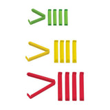 Ghidini Bag Clips Set – 5 Pieces (S, M, L) – Model #0633-Multicolor