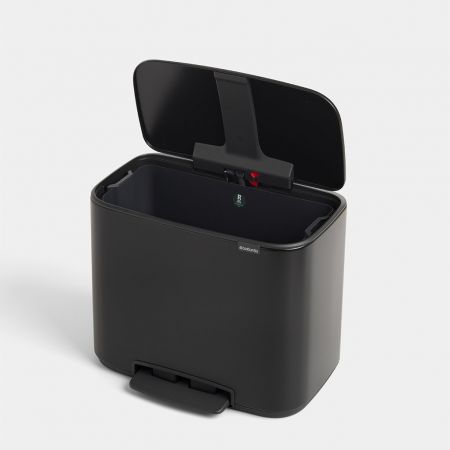 BO Pedal Bin - Matt Black Color Capacity: 36 liters