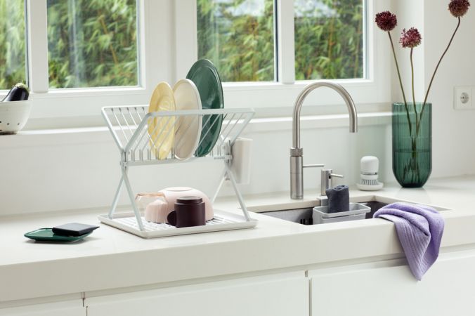Foldable Drying Rack - Color Light GreySize: 330 x 370 mm