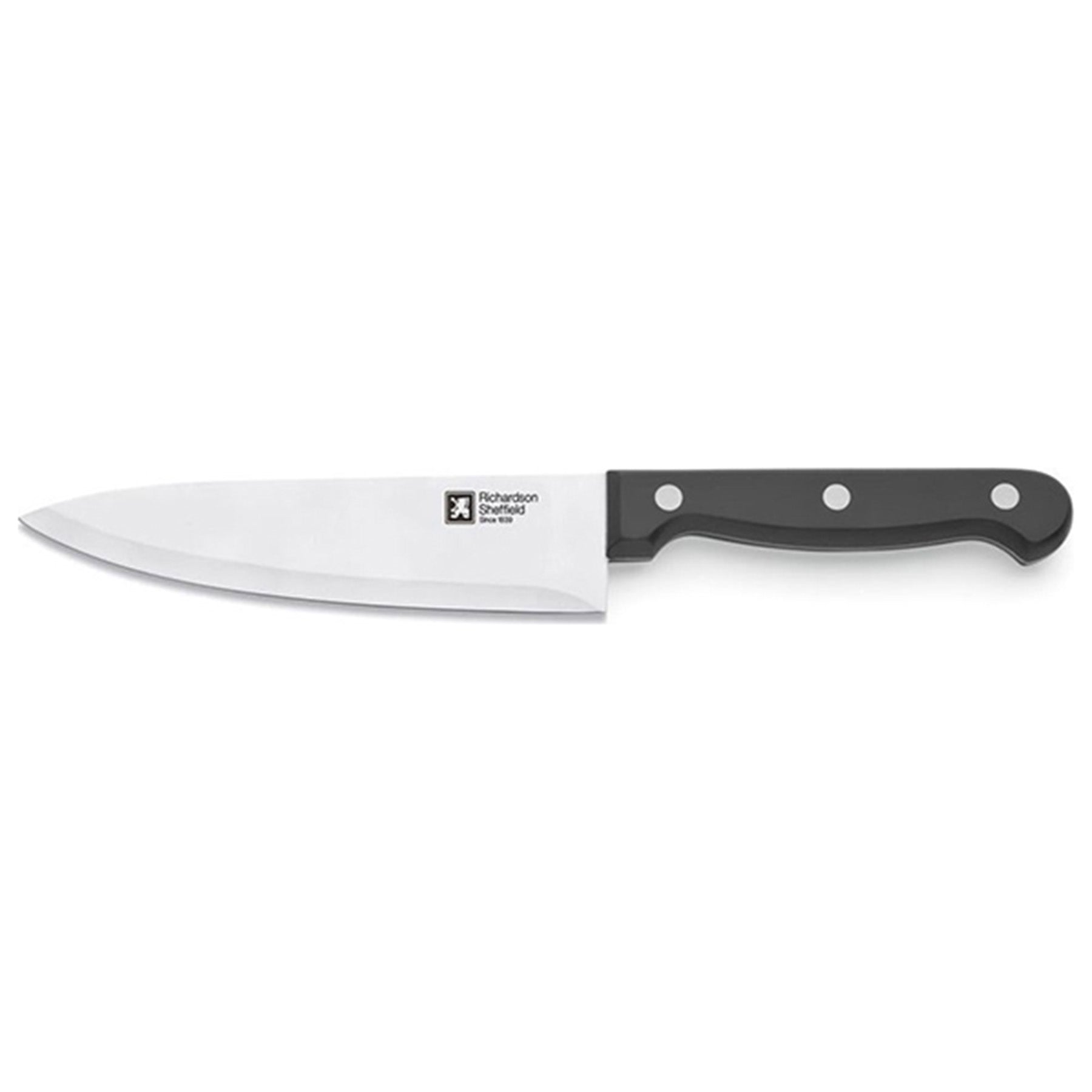 Cook Knife - Silver & black colorSize: 15 cm
