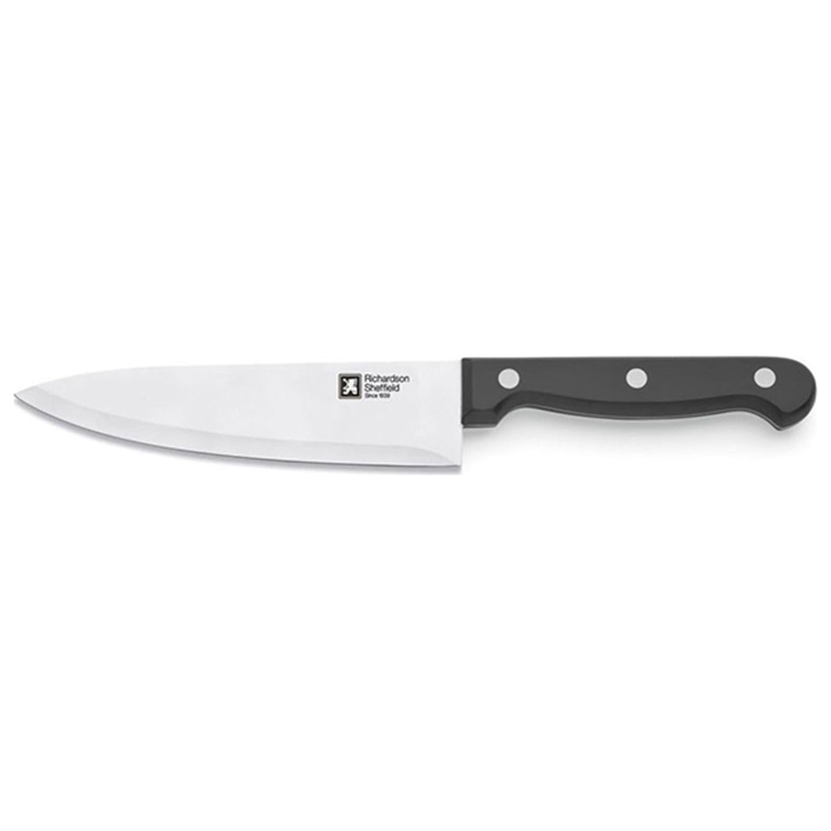 Cook Knife - Silver & black colorSize: 15 cm