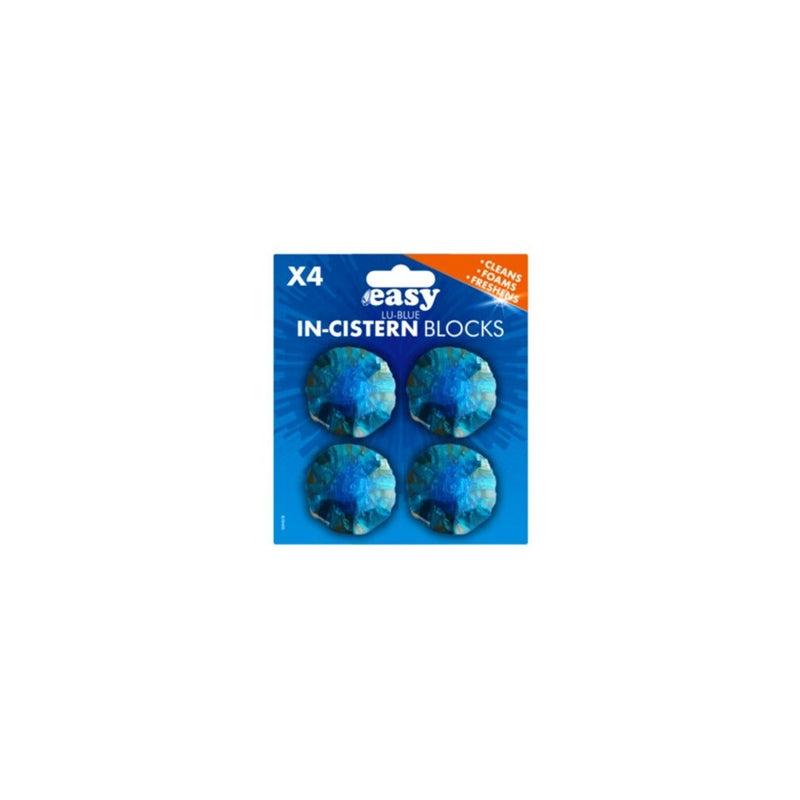 Easy Lu-Blue Toilet Blocks 4Pcs 38G