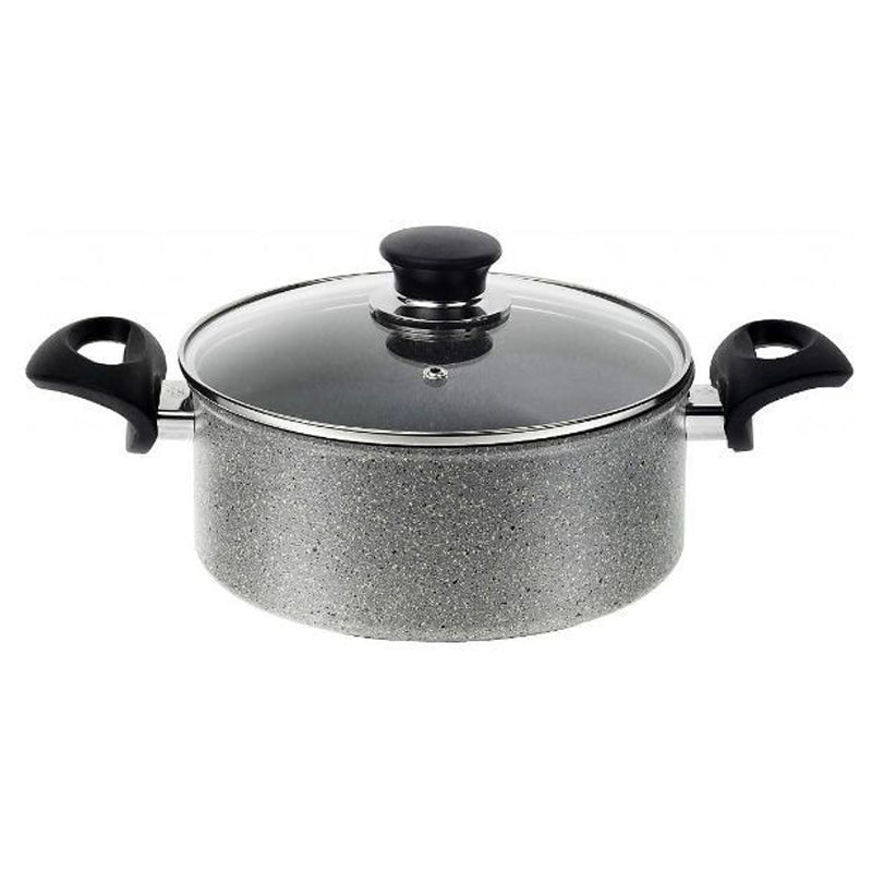 Bllrn Ferrara Casserole 2H With Glass Lid 20Cm - Black