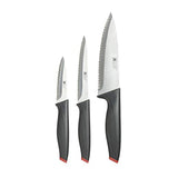 Amefa Lifestyle Knife Set3 Pcs - Silver & Black