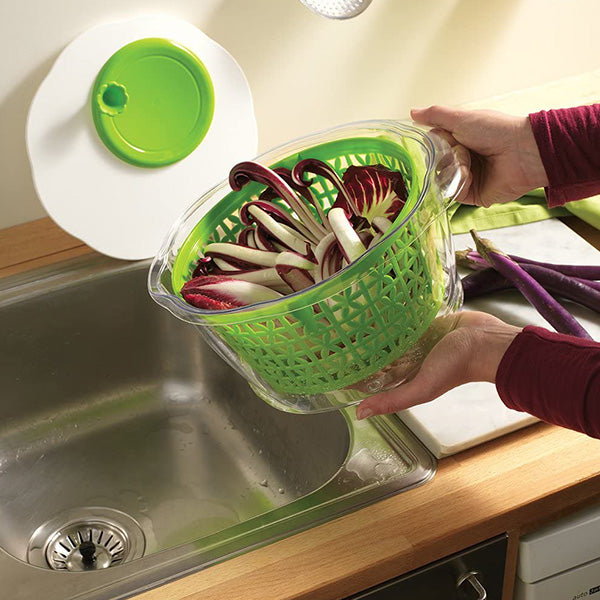 Salad spinner & vegetable dryer Capacity: 4 Litre