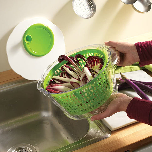 Salad spinner & vegetable dryer Capacity: 4 Litre